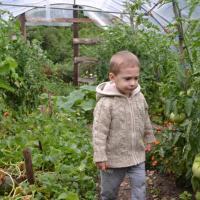 Gabriel dans la serre 4