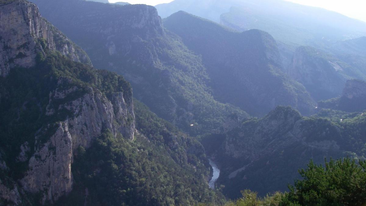 Vue des gorges