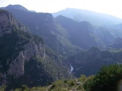 Vue des gorges